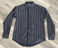 CINCH MEN’S NAVY STRIPE LONG SLEEVE SHIRT |MTW1106150