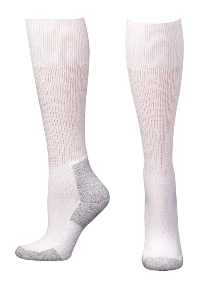 Boot Doctor 3-Pack Men's Over the Calf White Cotton Boot Socks |0499105