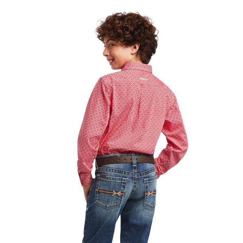 BOYS ARIAT FABIO STR CLASSIC LONG SLEEVE SHIRT |10040739