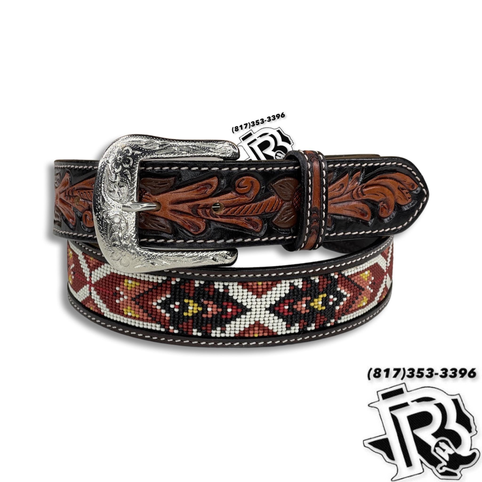“ Edson “ | MEN SOUTHERN WESTERN BEADED COWBOY BELT