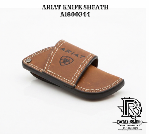Ariat Leather Knife Sheath - Medium Brown A1800344