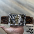 “ SAN JUDAS TOOLED  “ | MEN WESTERN BELT