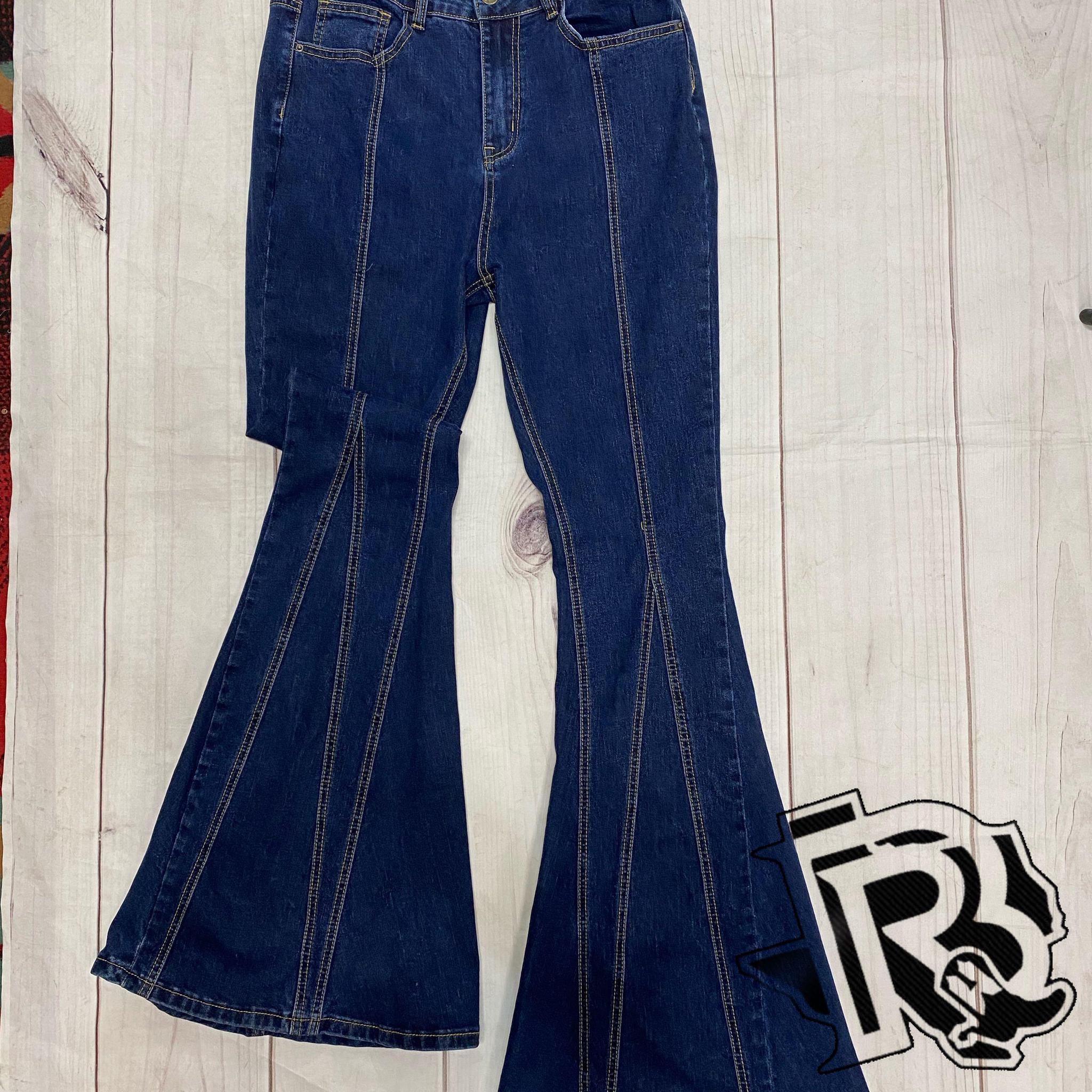 SELENA DENIM BELL BOTTOMS