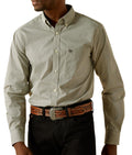 ARIAT MEN’S BRENDON FITTED BLACK PRINT LONG SLEEVE  SHIRT| 10062205