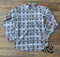 Ariat mens garith snap Long sleeve white shirt | 10046577