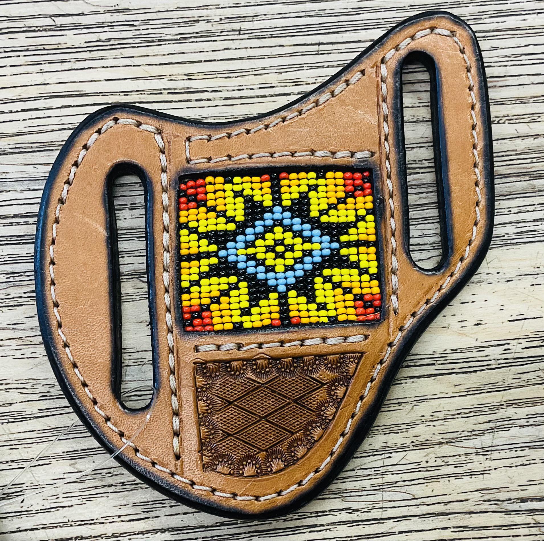 ‘’oscar’’  MEN WESTERN KNIFE SHEATH LIGHT  BROWN