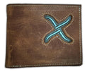 TWISTED X WALLET BIFOLD TURQUOISE (XFCB-TB1)