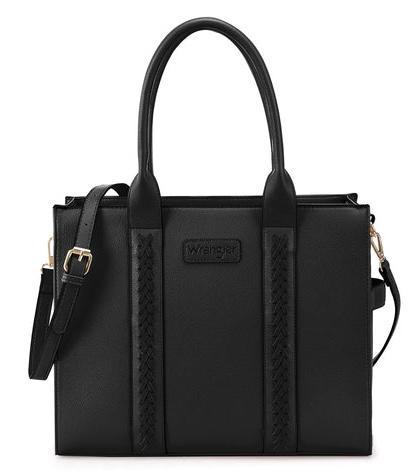 Wrangler Carry-All Tote/Crossbody - Black