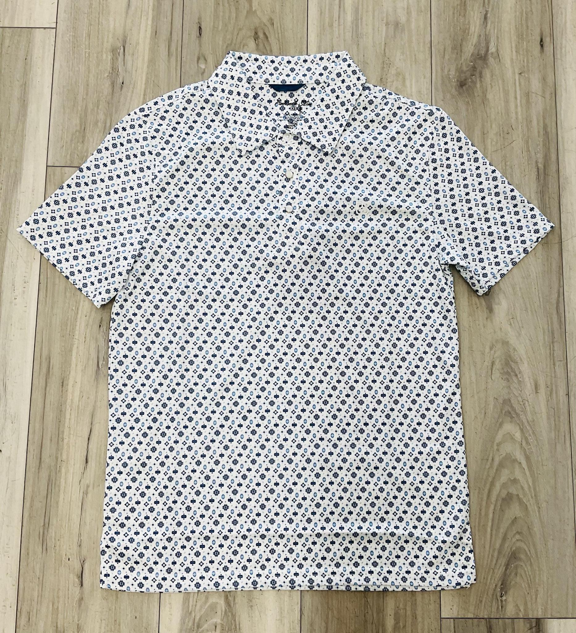 PANHANDLE MEN’S BLUE SNAP POLO |TM51T08990