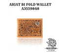 NATURAL RODEO WALLET FLORAL EMBOSSED LOGO BY ARIAT | A3559848