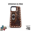 “ SIERRA “ | IPHONE 15 PRO TOOLED LEATHER PHONE CASE