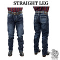 01 | STRAIGHT | IRON SPUR | RINSE WASH | MEN WESTERN JEANS