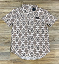 MEN’S ROCK & ROLL NATURAL TEK AZTEC PRINT SHORT SLEEVE SHIRT |BMNS05954