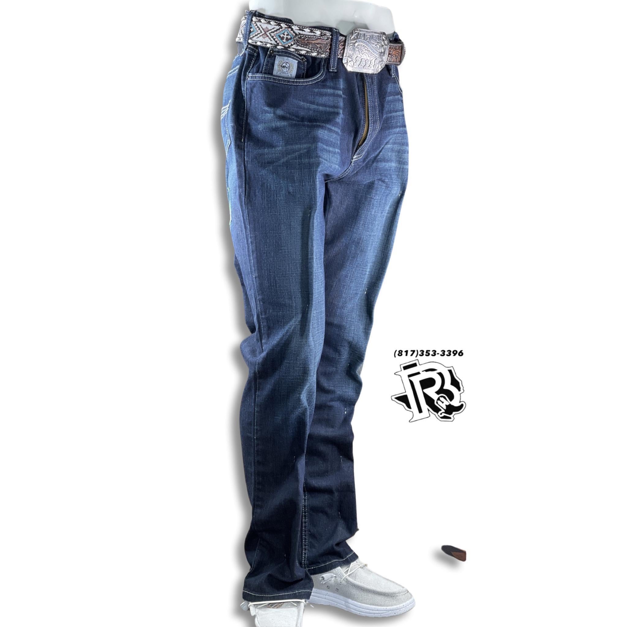 STRAIGHT LEG | CINCH MEN  JEANS DARK WASH  MB98034007 SILVER LABEL