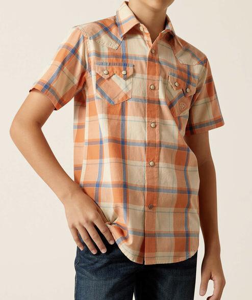 Ariat Boys handro retro short sleeve shirt | 10051403