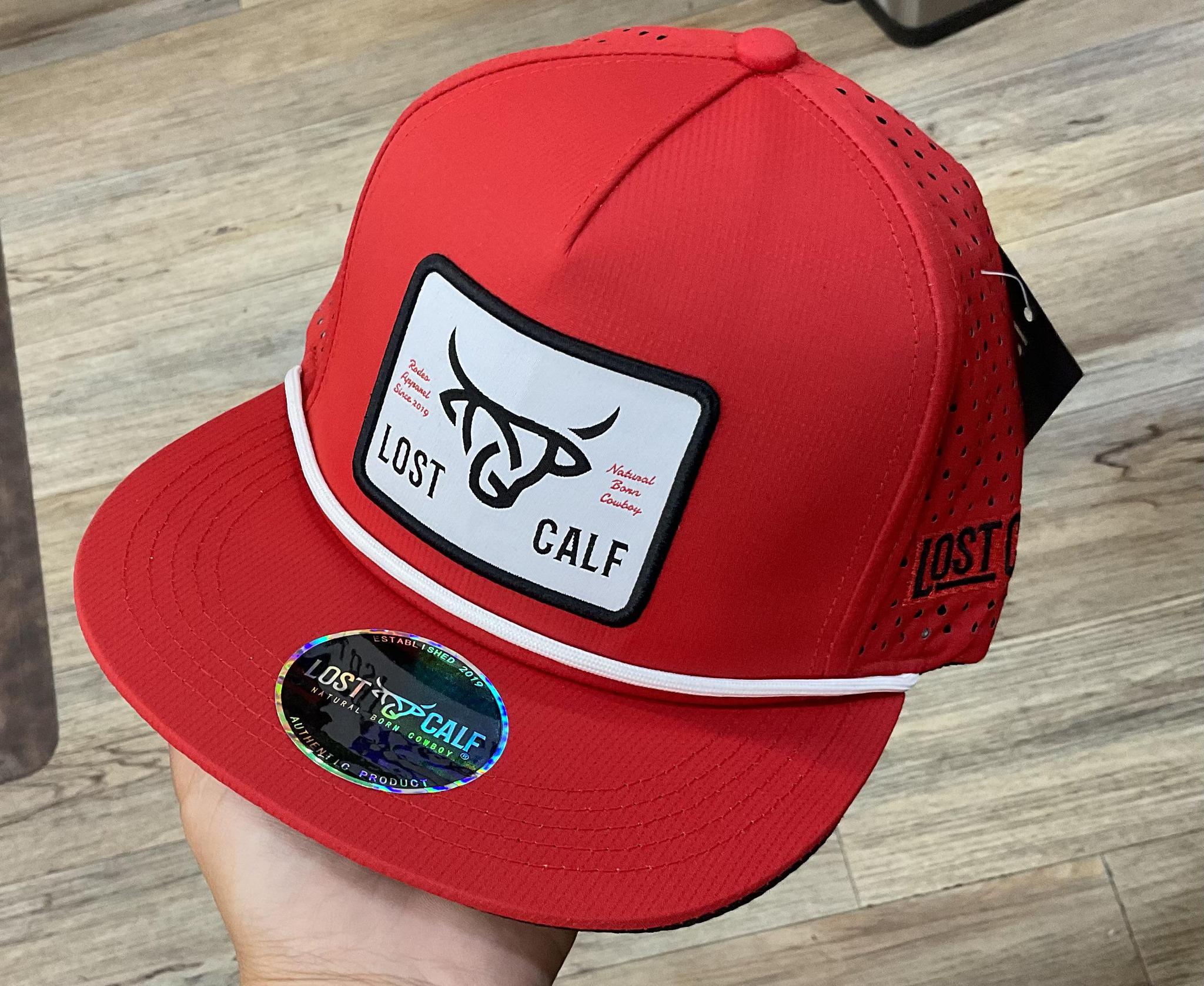 “ LIAM “ | MEN’S  CAP RED   LOST CALF|LCDF0003