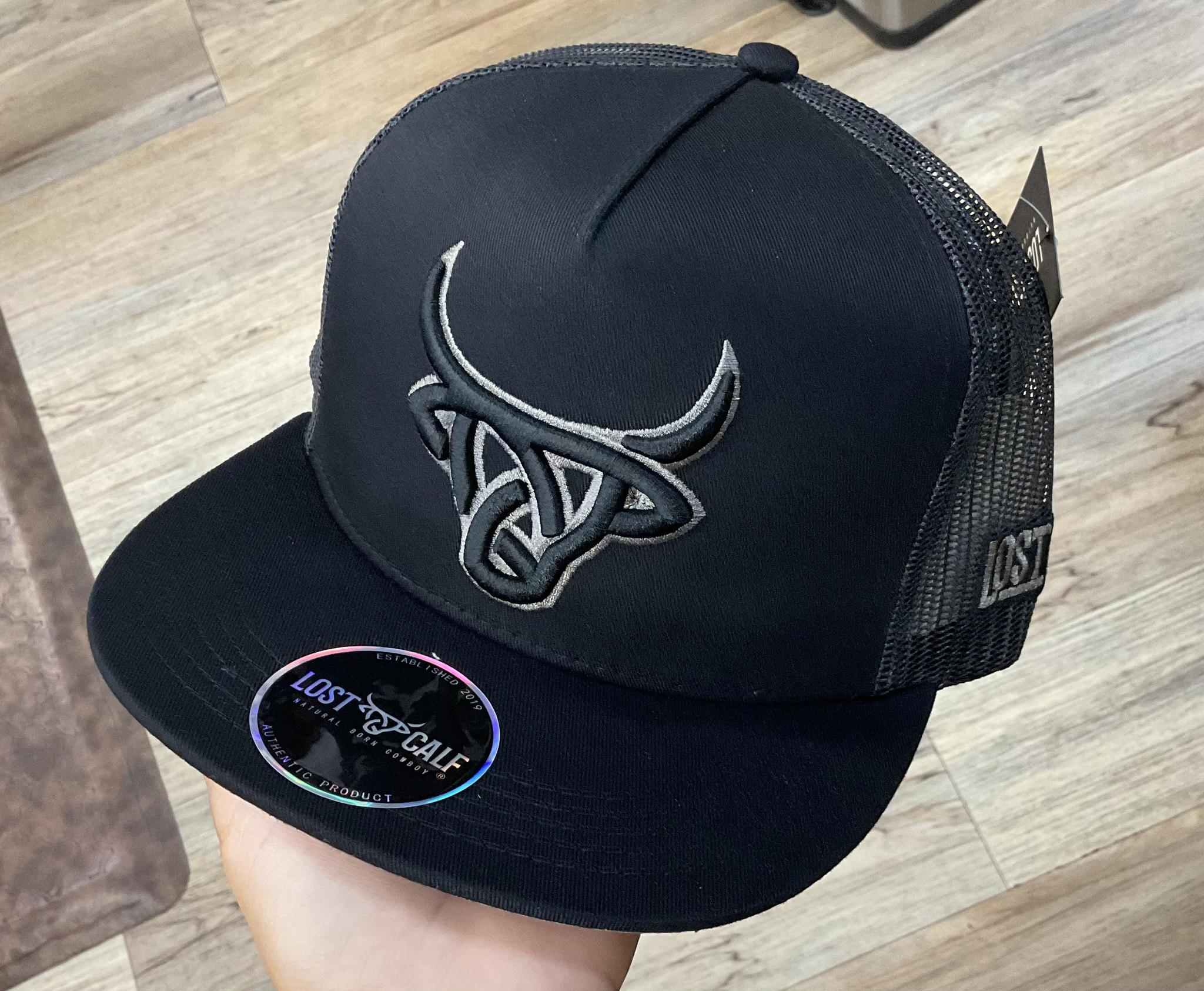 “ LINO “ | MEN’S  CAP BLACK   LOST CALF