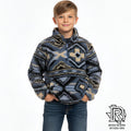 Wrangler Boy's Sherpa 1/4 Zip Pullover water blue| 112335637