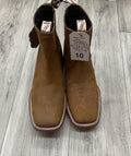 ‘’OWEN #2’’ NOBUCK TABACO SQUARE TOE BOTIN