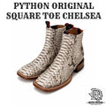 “ Anthony “ |NATURAL  PYTHON RIDDING BOOTS ( botines )