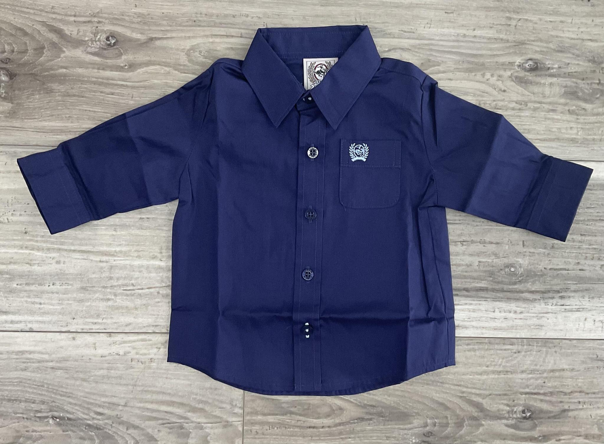 CINCH INFANT LONG SLEEVE ROYAL SHIRT |MTW7062412