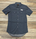 ‘’Alexander’’ Mens Rock & Roll Caribbean short Sleeve Snap Shirt | BMN3S07157