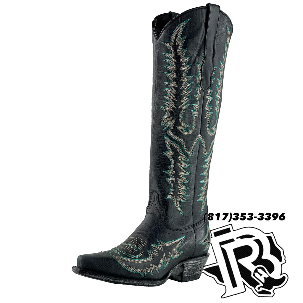 MATTE BLACK EDITION | WOMEN TALL TOP WESTERN BOOT