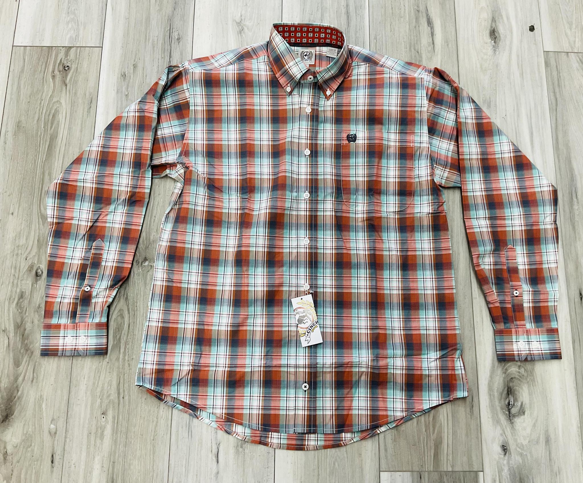 CINCH MEN’S LONG SLEEVE MULTI PLAID SHIRT | MTW1106039