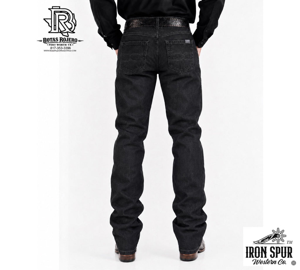 04 | BOOTCUT IRON SPUR BLACK MEN WESTERN JEANS