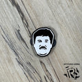 “ EL CHAPO “ | CAP OR HATS PINS BLACK WHITE