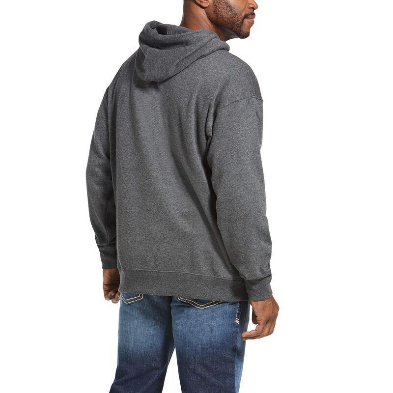 MEN'S ARIAT ROUGHGRIAN HOODIE GREY (10033135)