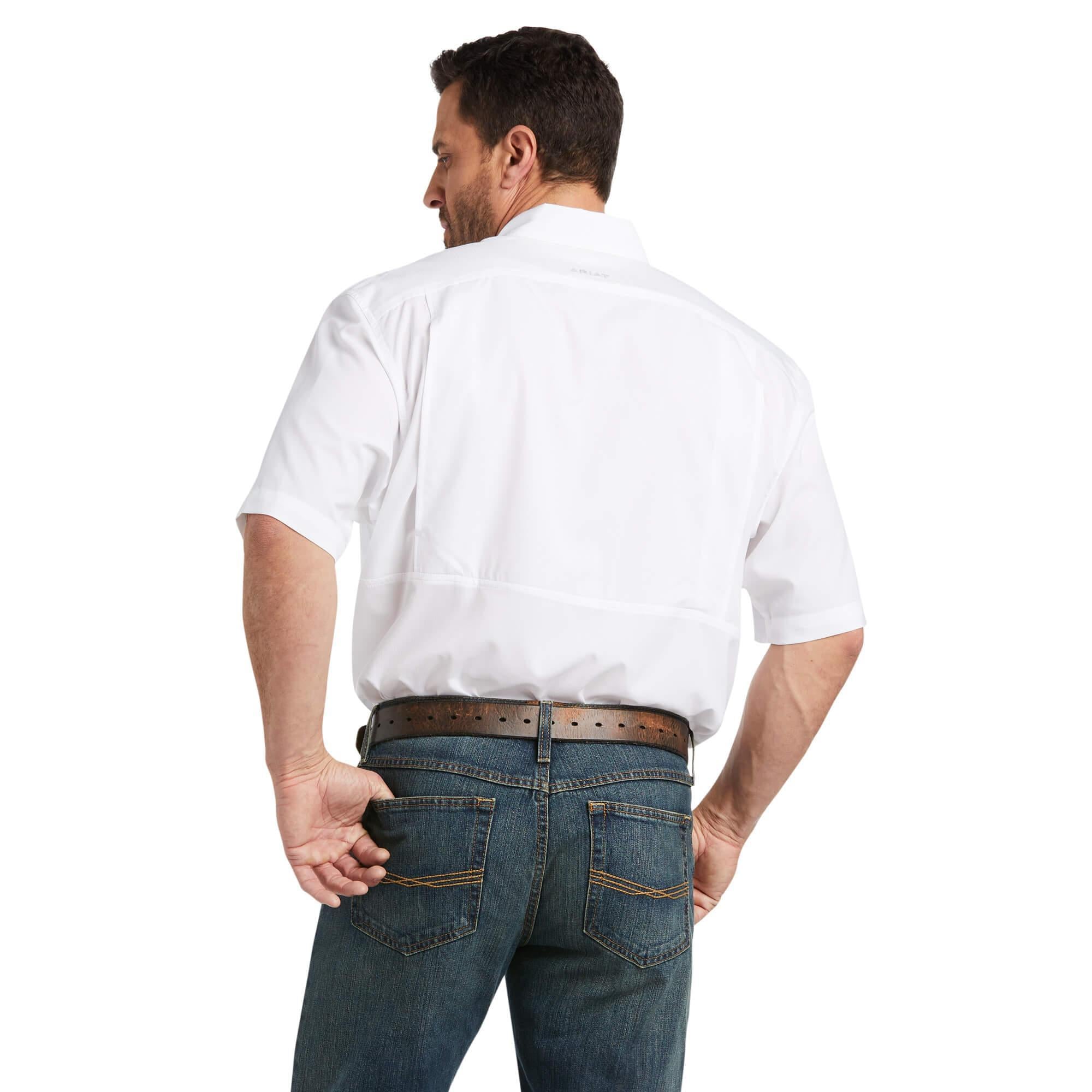 “ EZEKIEL “ | MEN'S ARIAT VENTTEK CLASSIC WHITE FIT SHIRT 10034962