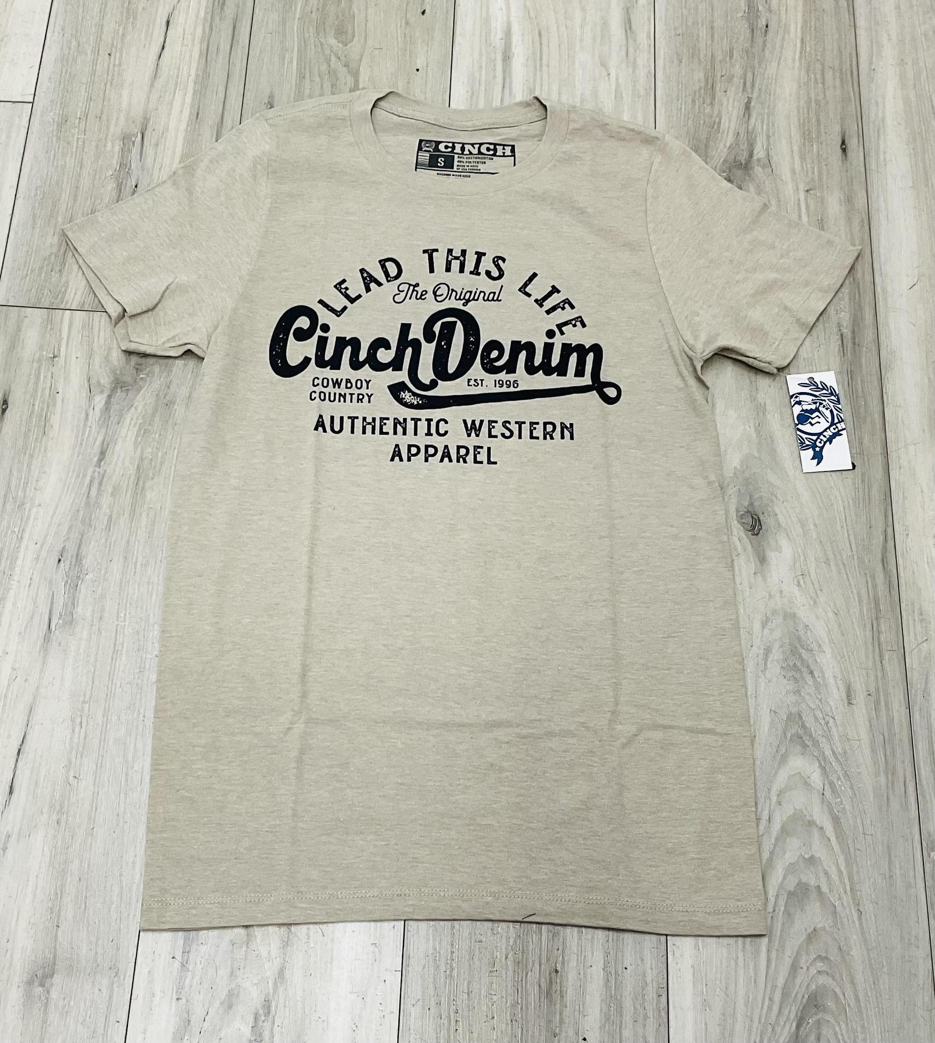 CINCH MEN’S KHAKI TEE |MTT1690723