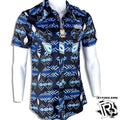 “ OLIVER “ | MEN'S ROCK ROLL SHORT SLEEVE SHIRT (B1S3315)
