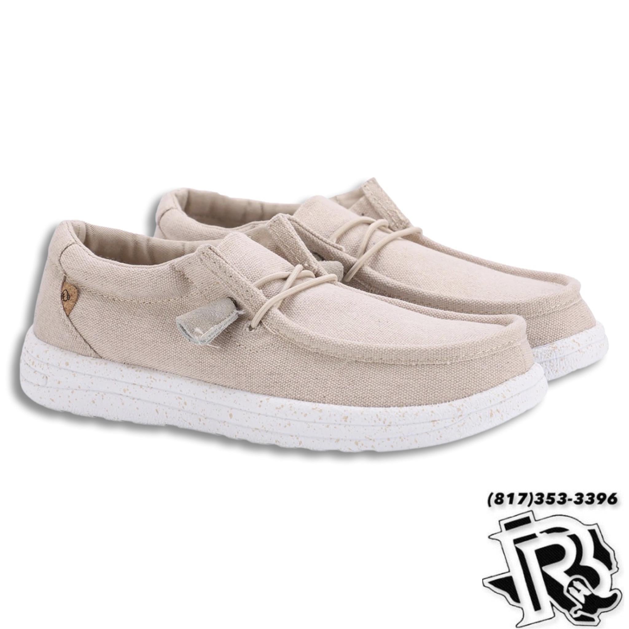 “ PAULA “ | WOMEN BEIGE CASUAL CANVAS SHOEE