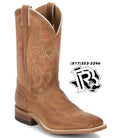 JUSTIN|AUSTIN 11" DISTRESSED COGNAC WESTERN BOOT |BR735