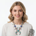COLORFUL WOMEN’S WESTERN NECKLACE & EARRINGS