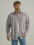 WRANGLER WRINKLE RESIST RED PLAID - MENS SHIRT - 112330369