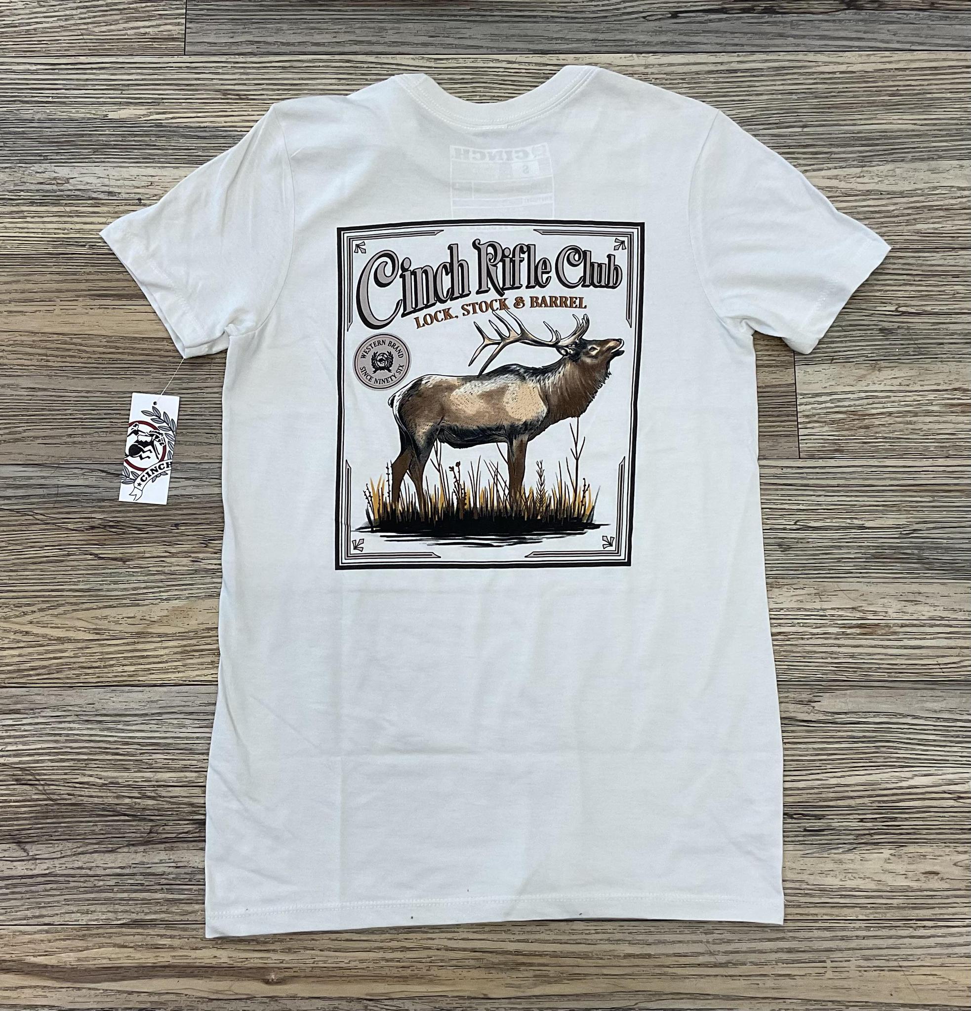 CINCH MENS WHITE T-SHIRT | MTT1690645
