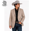 SPORT COAT | CAMEL MICROSUEDE WESTERN DESIGN