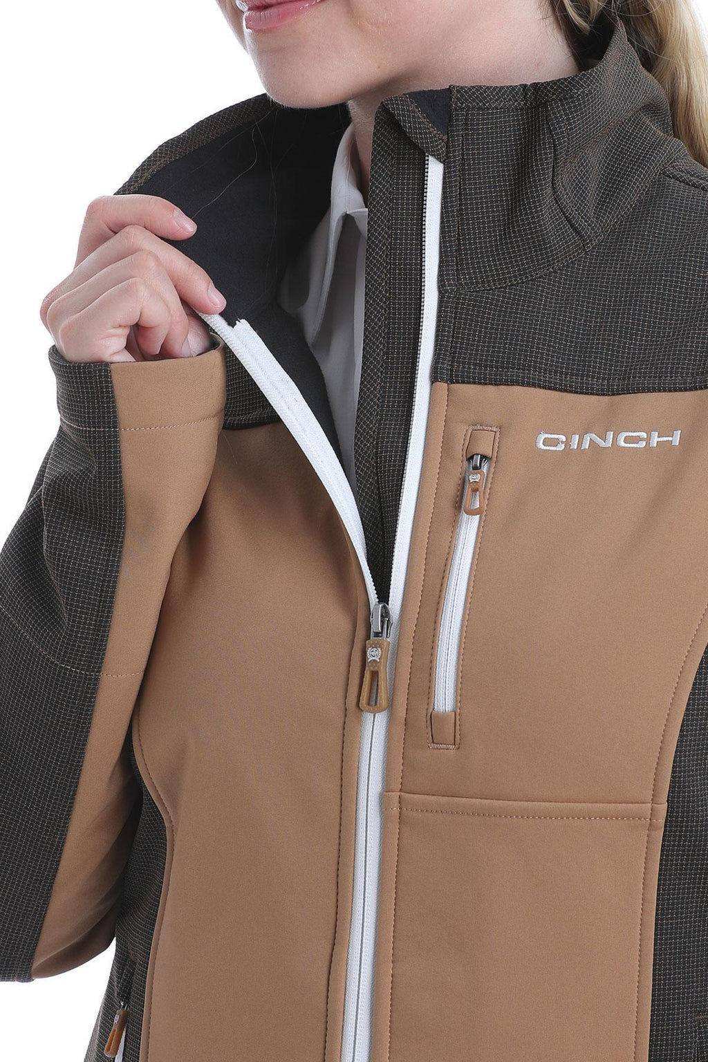 ” Elizabeth “ | WOMEN CINCH JACKET LIGHT BROWN MAJ9834002