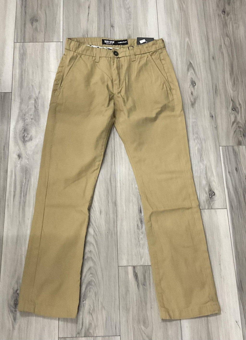 CH-01|CHINO PANTS  STRAIGHT IRON SPUR KHAKI WESTERN MEN JEANS