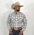 Ariat Mens Pro Elias long sleeve beige shirt | 10051311