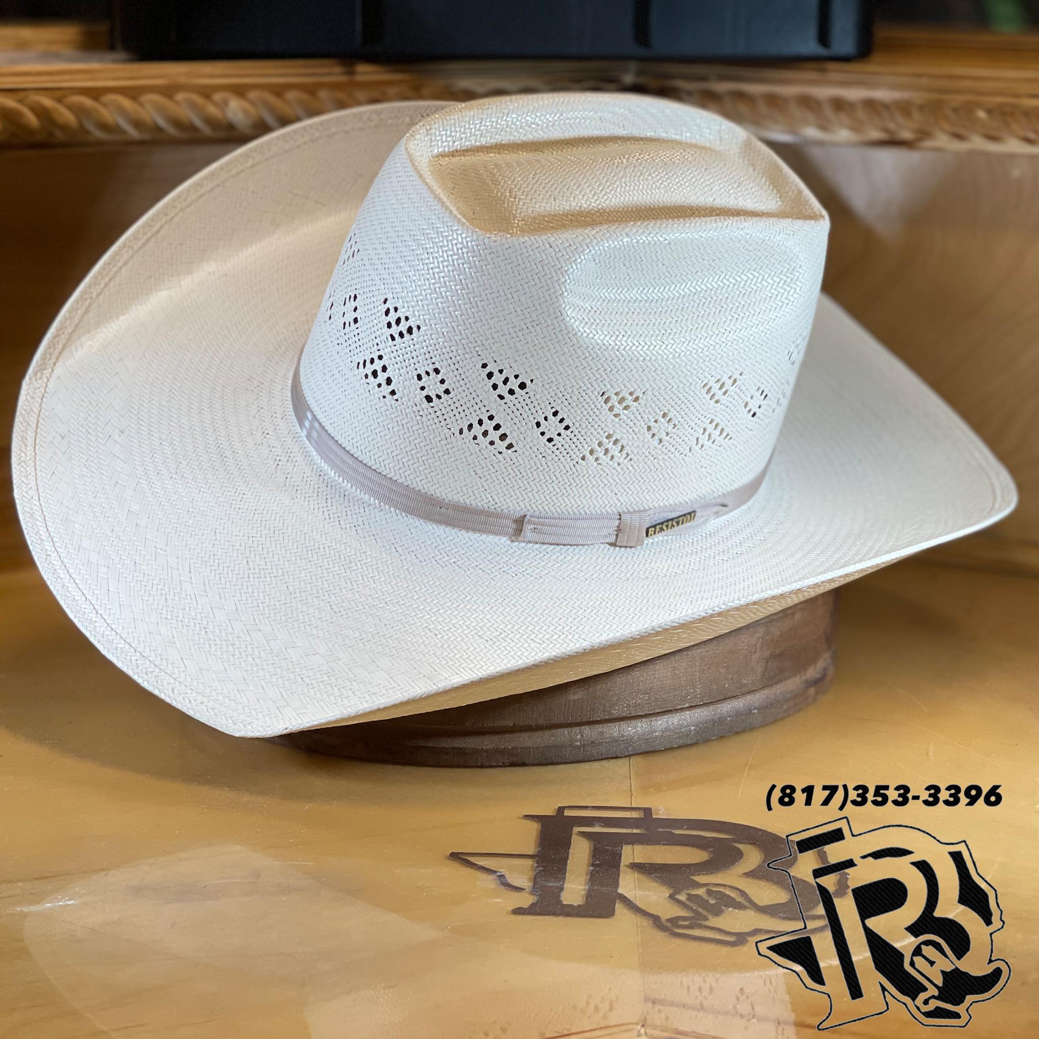 20X RESISTOL  STRAW | BRANTLEY STRAW HAT