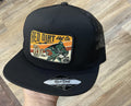 RED DIRT WALLHJANGER FISH PATCH BLACK  CAP | RDHC-387