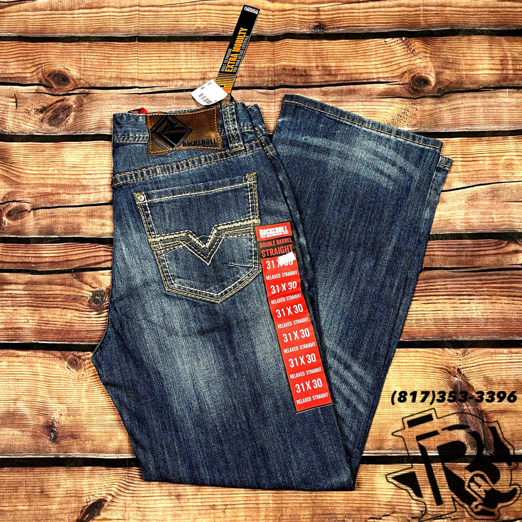 Rock & Roll Denim | MEN JEANS DOUBLE BARREL BOOTCUT 19’’