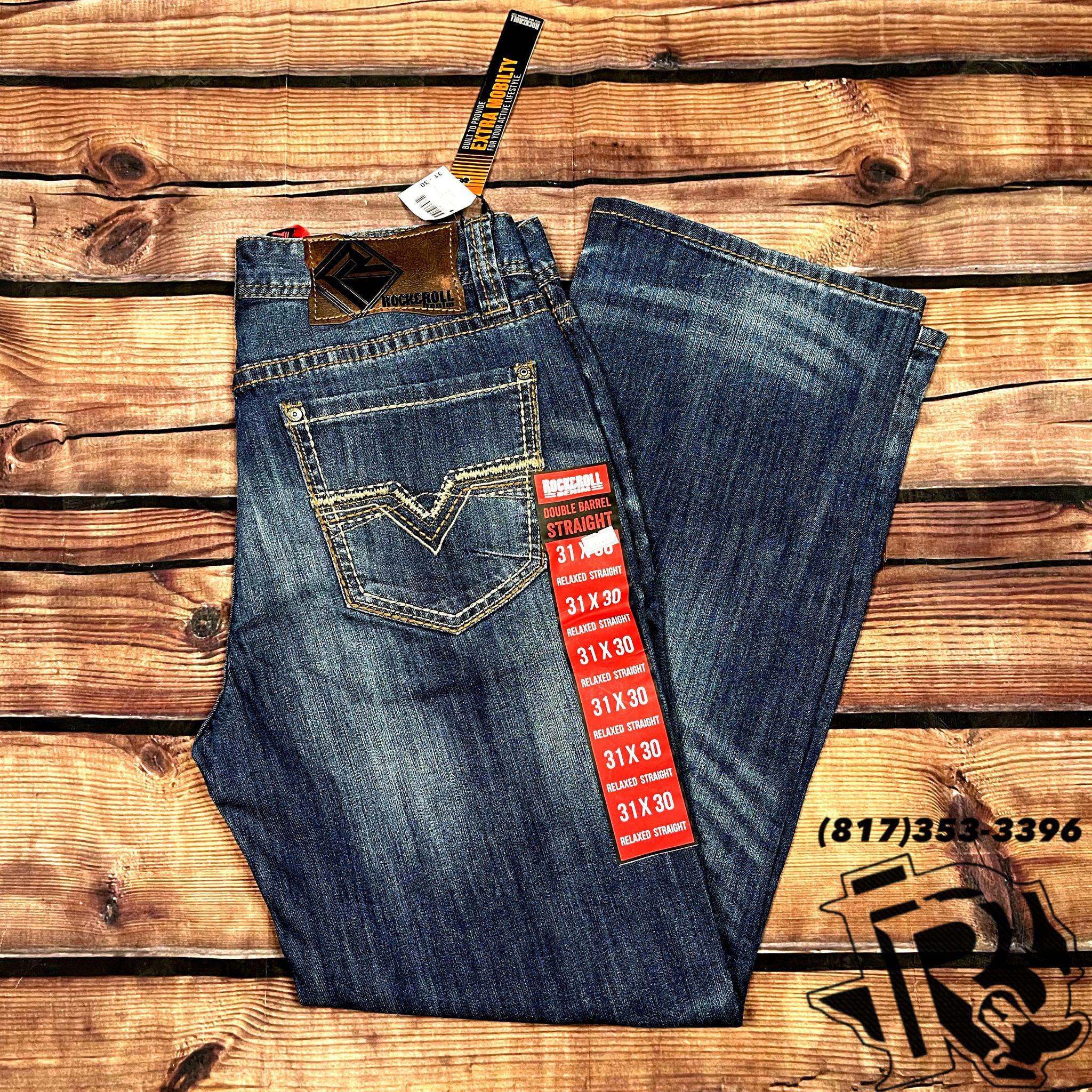 Rock & Roll Denim | MEN JEANS DOUBLE BARREL BOOTCUT 19’’