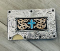 Men's 3D Utility Wallet Silver RFID Blocking Function |D250009036