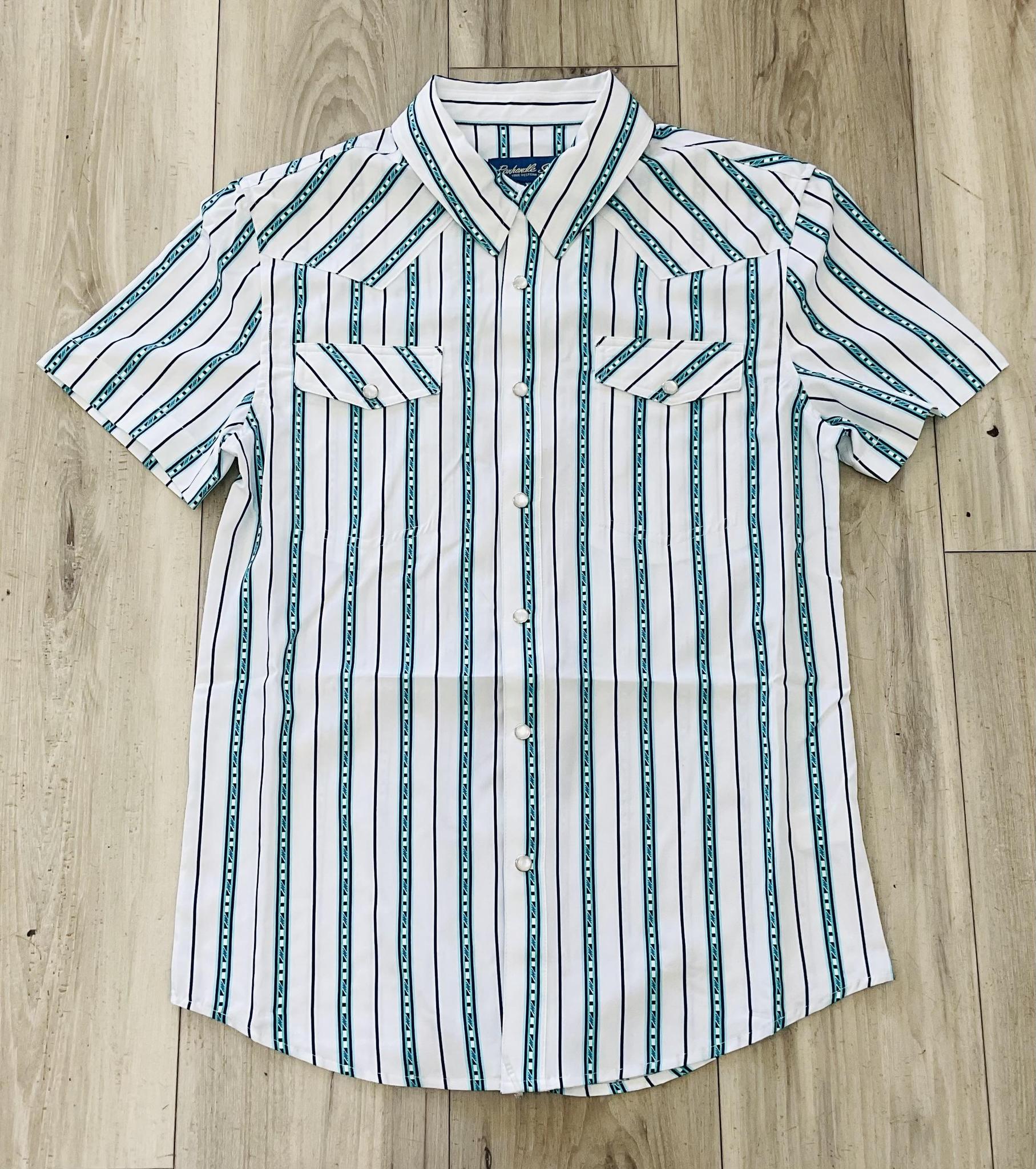 PANHANDLE MEN’S TURQUOISE SHORT SLEEVE SHIRT | TMN3S08999