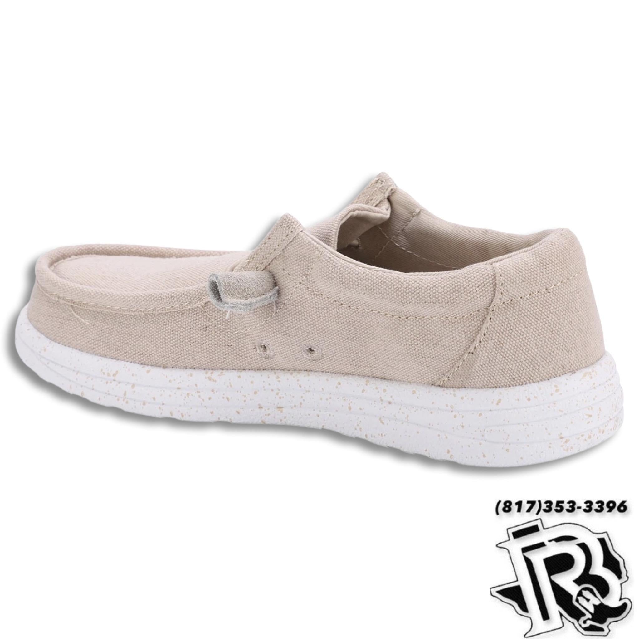 “ PAULA “ | WOMEN BEIGE CASUAL CANVAS SHOEE